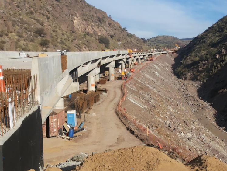 Avance de los proyectos de carreteras en Chile